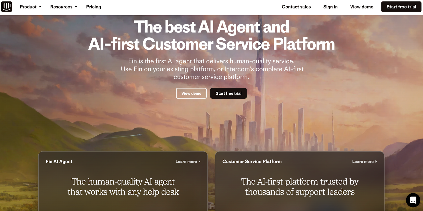 Intercom, best AI sales tools