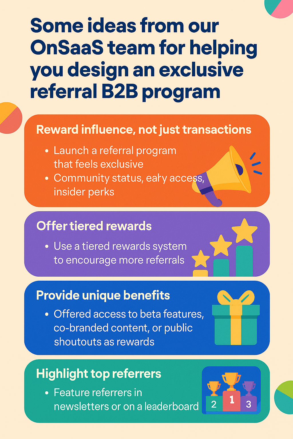 B2B growth strategies, referral program