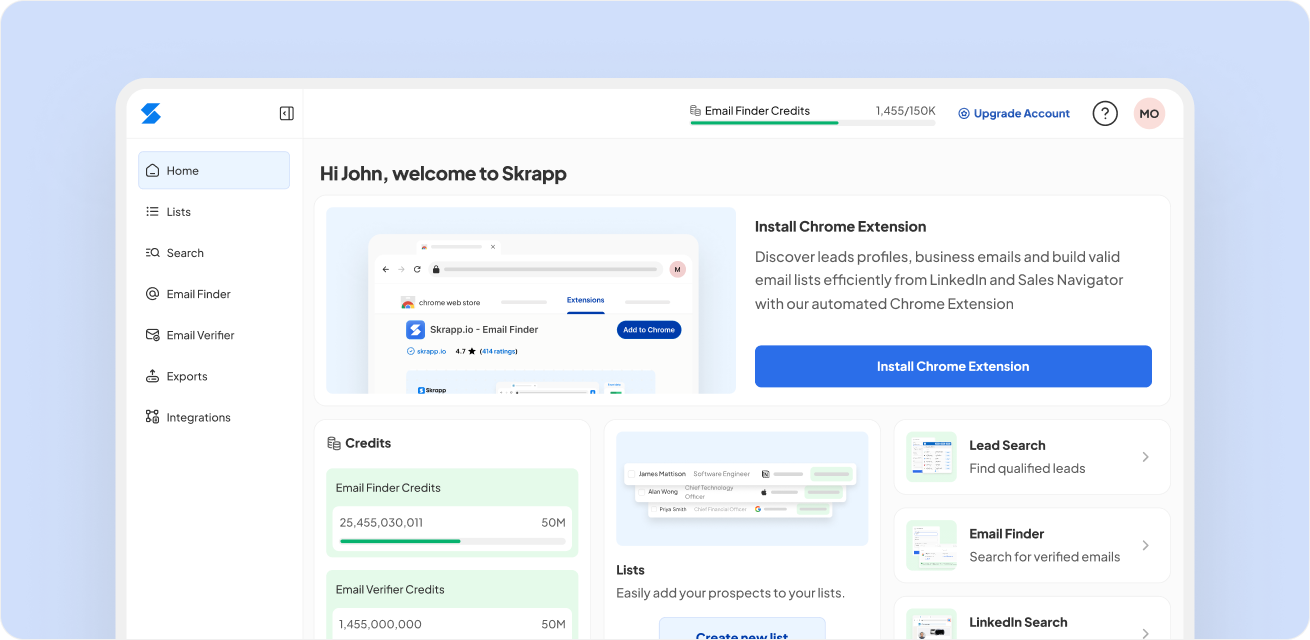 Skrapp.io data enrichment tool