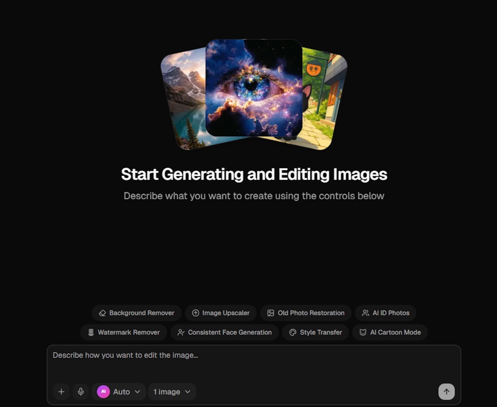 Lorka's AI image editor