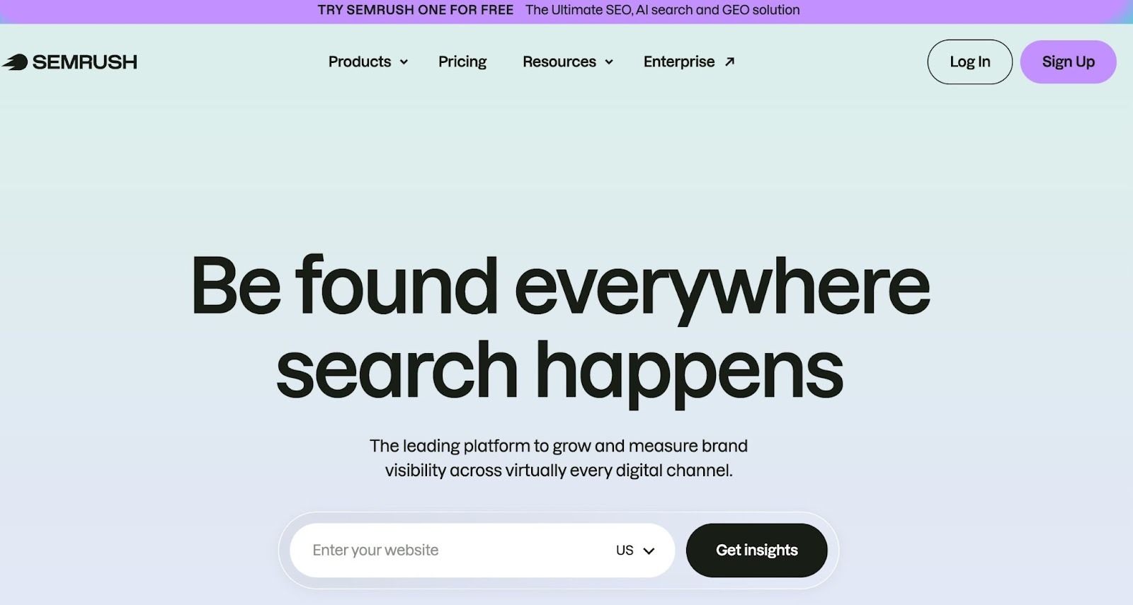 Best AI content optimization tools - Semrush home page