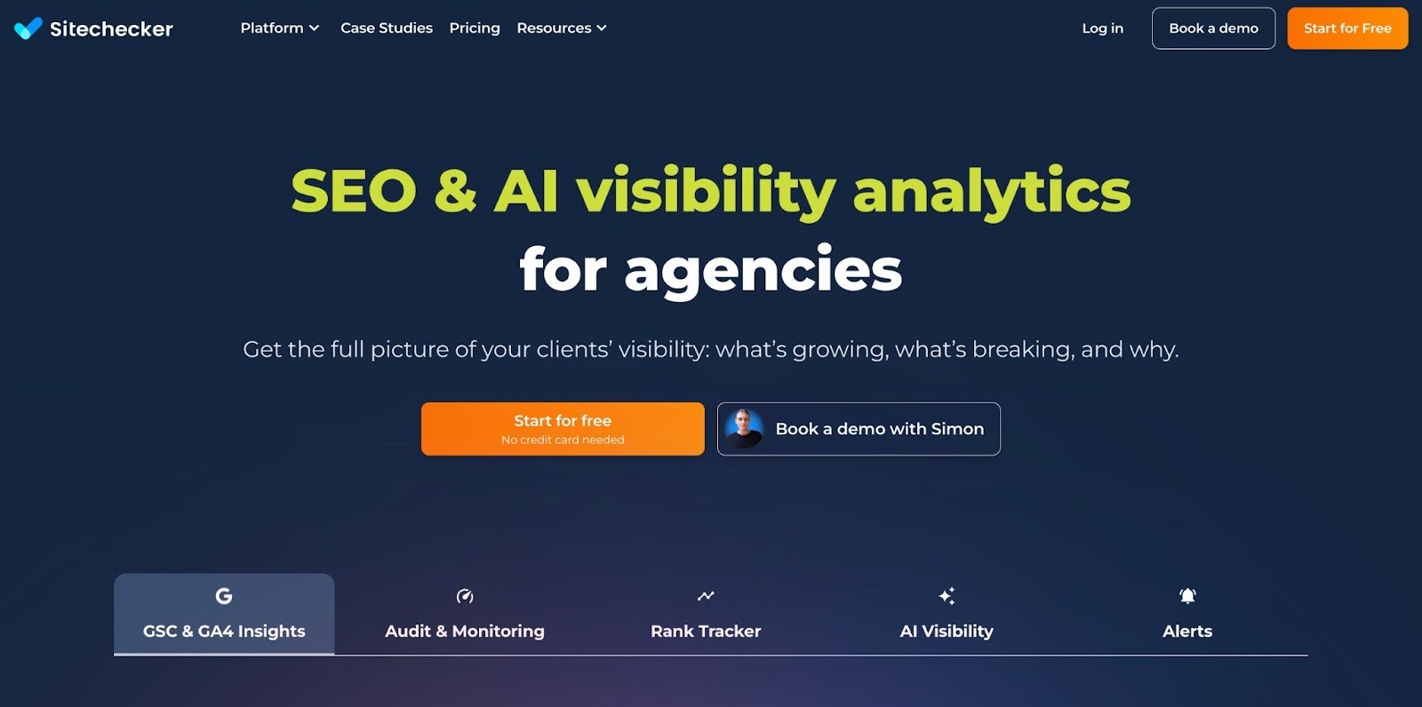 Sitechecker home page