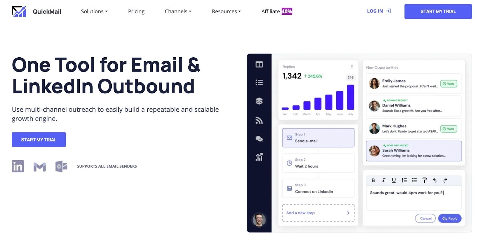 Best cold email software - QuickMail