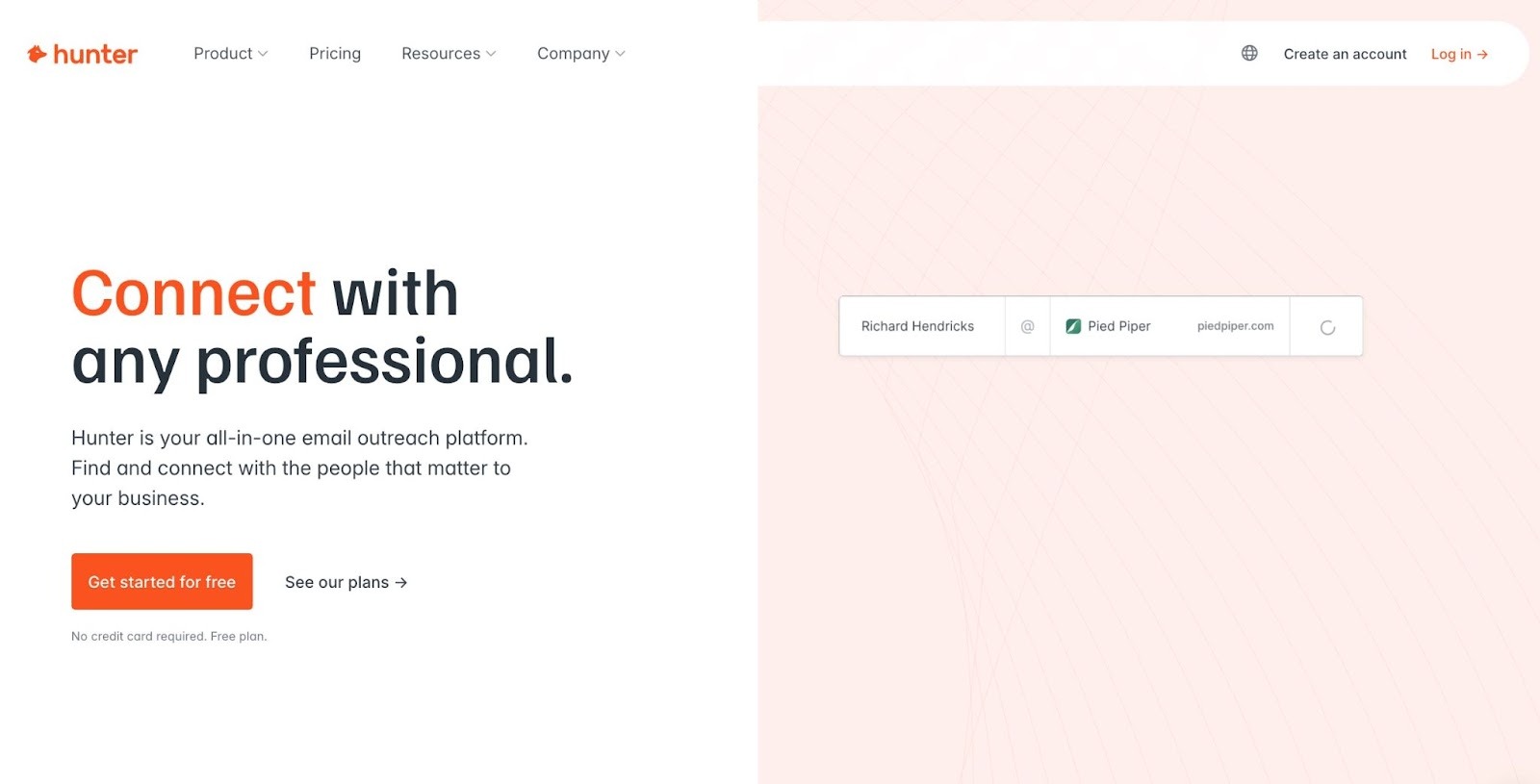 Best cold email software - Hunter Campaigns