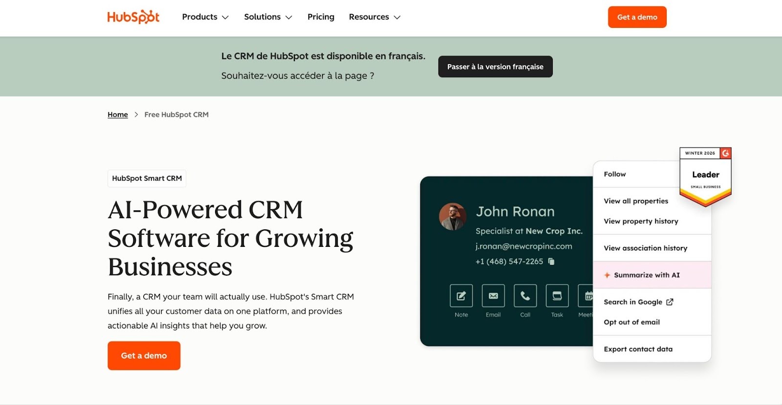 CRM - Hubspot CRM