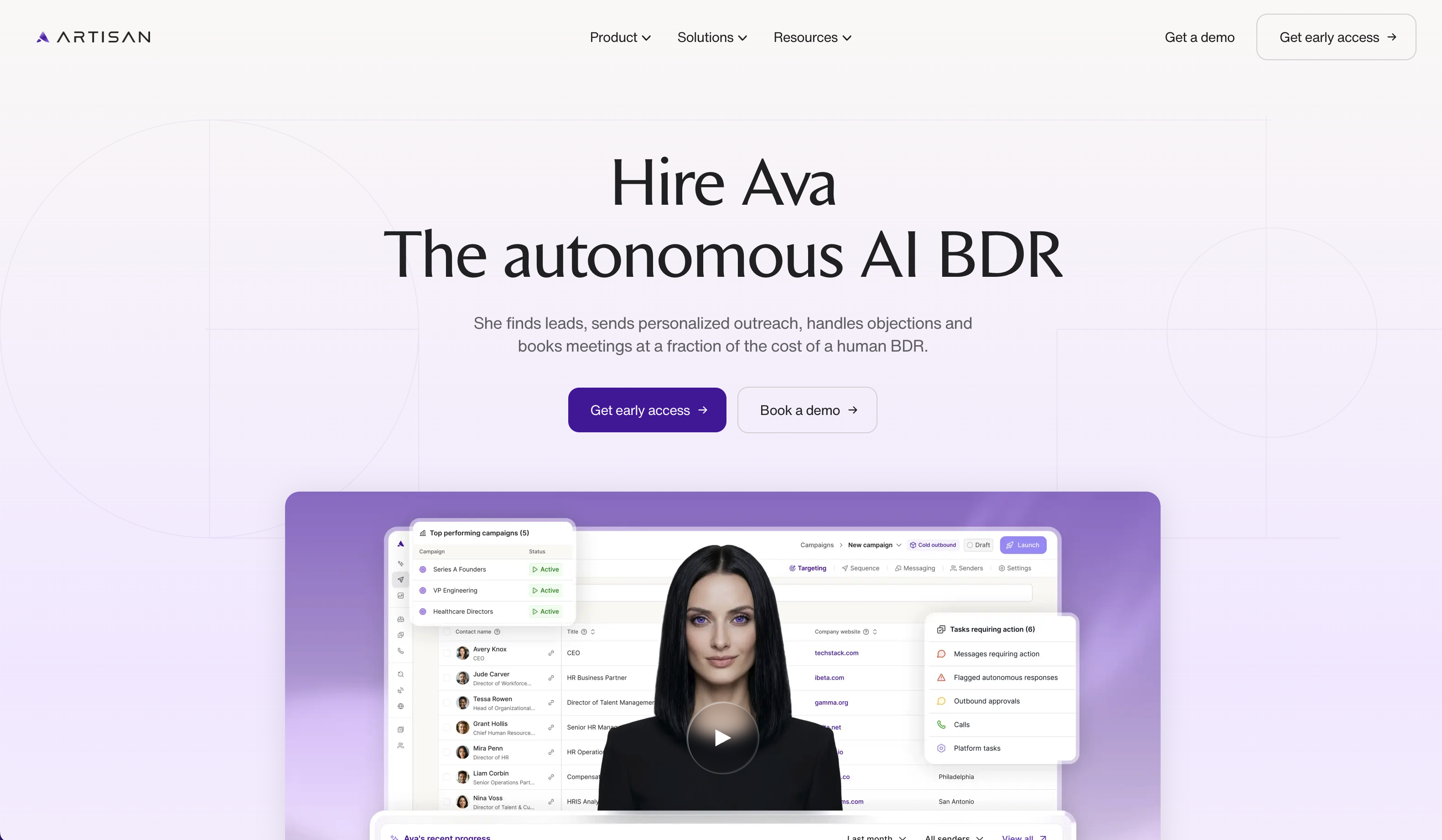 Artisan's homepage