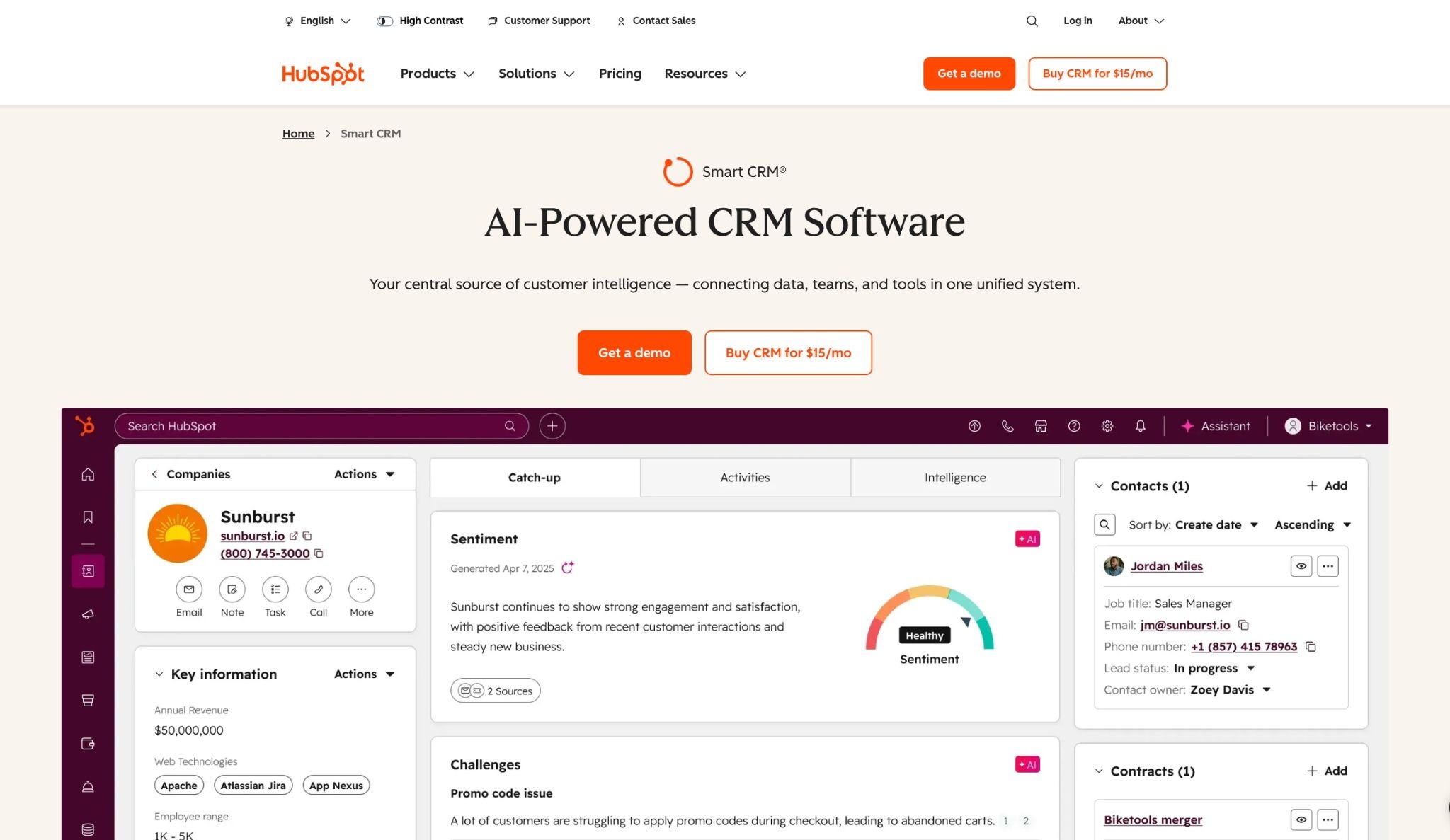 Best SDR tools -- HubSpot