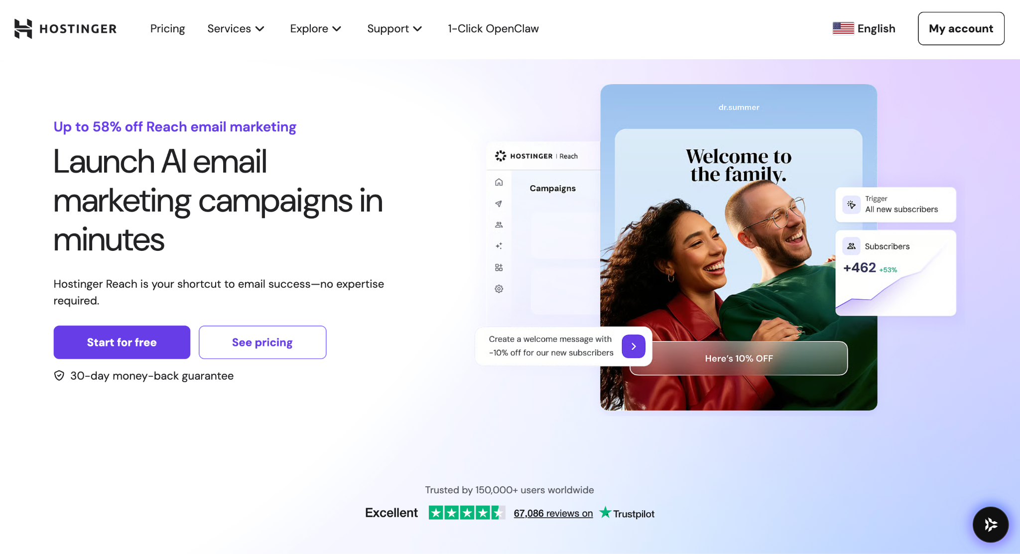 AI tools for business success -- Hostinger Reach