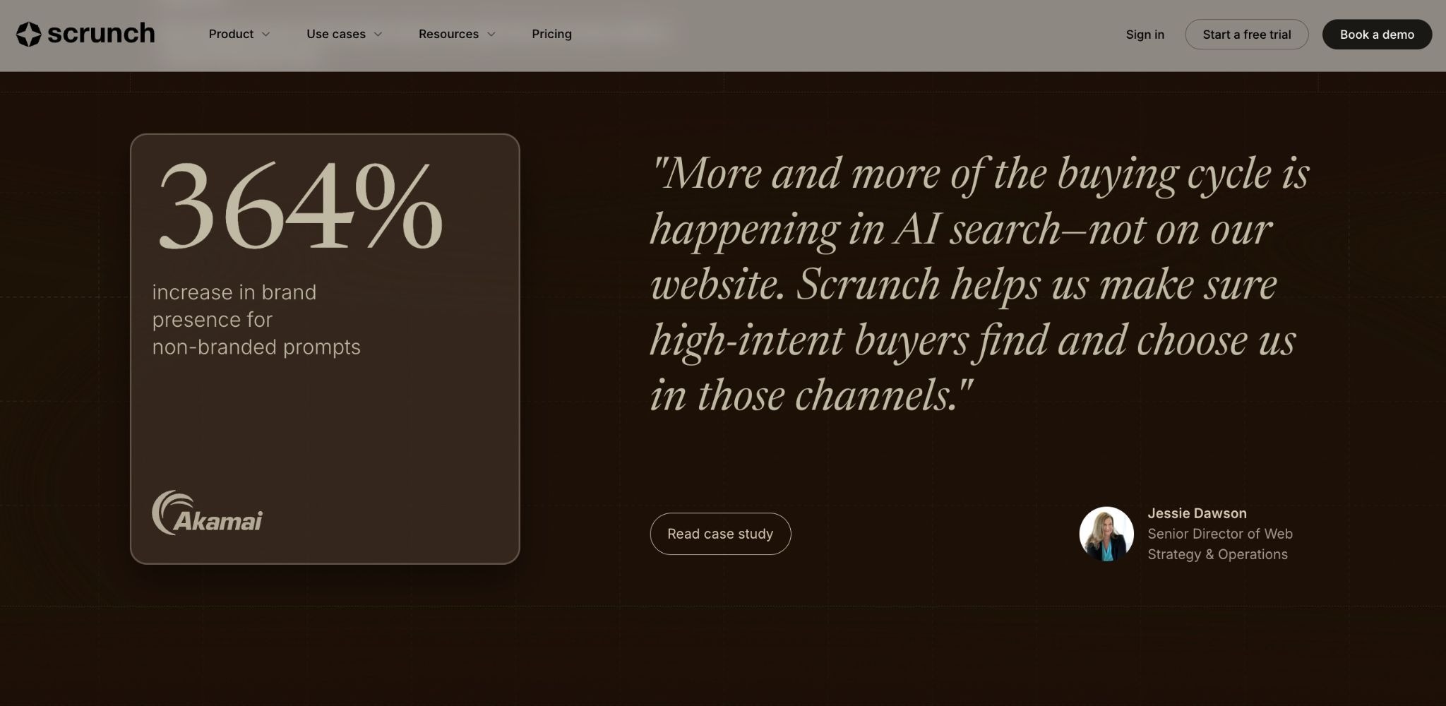 Scrunch -- AI search statistics