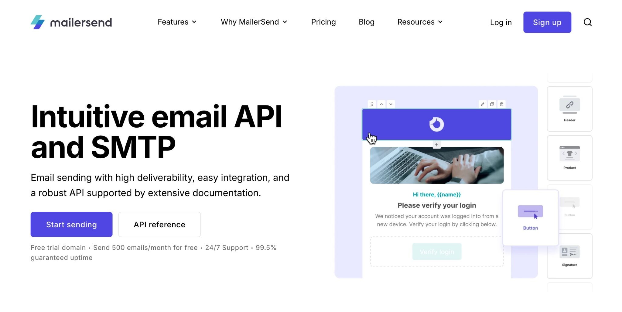 MailerSend — Best for transactional with a non-developer-friendly UI