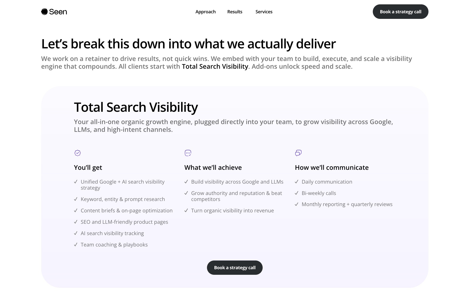 Seen — Best overall AI SEO and GEO agency for B2B SaaS