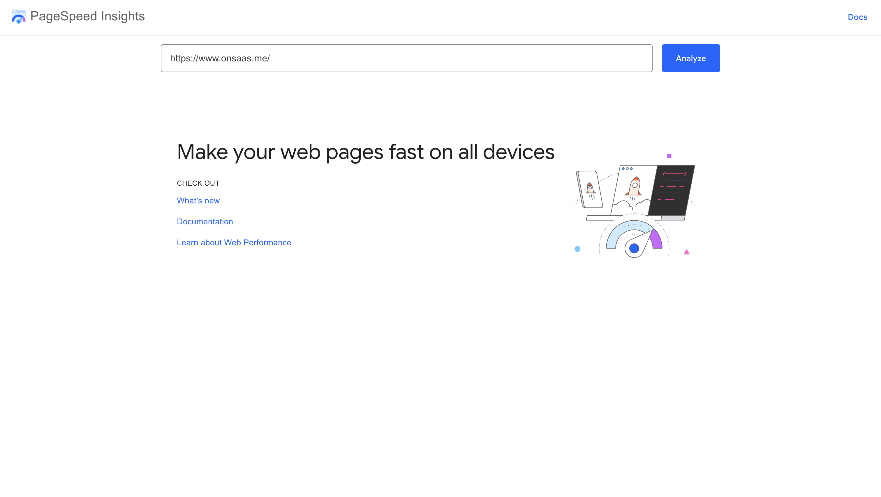 pagespeed insights