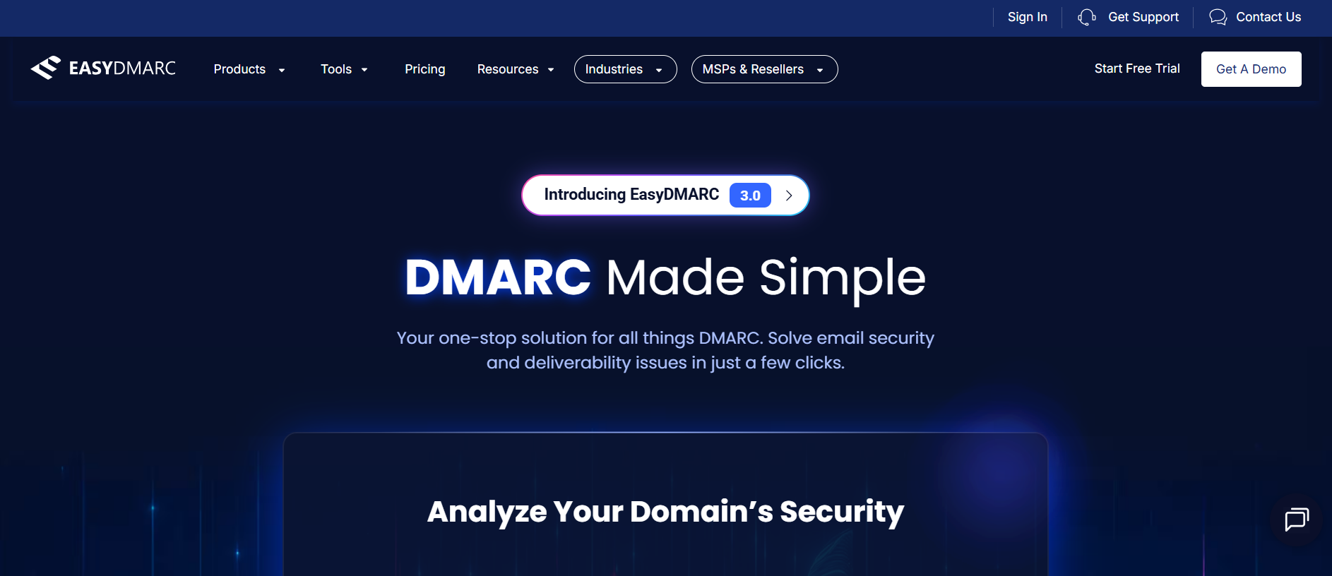 EasyDMARC's page