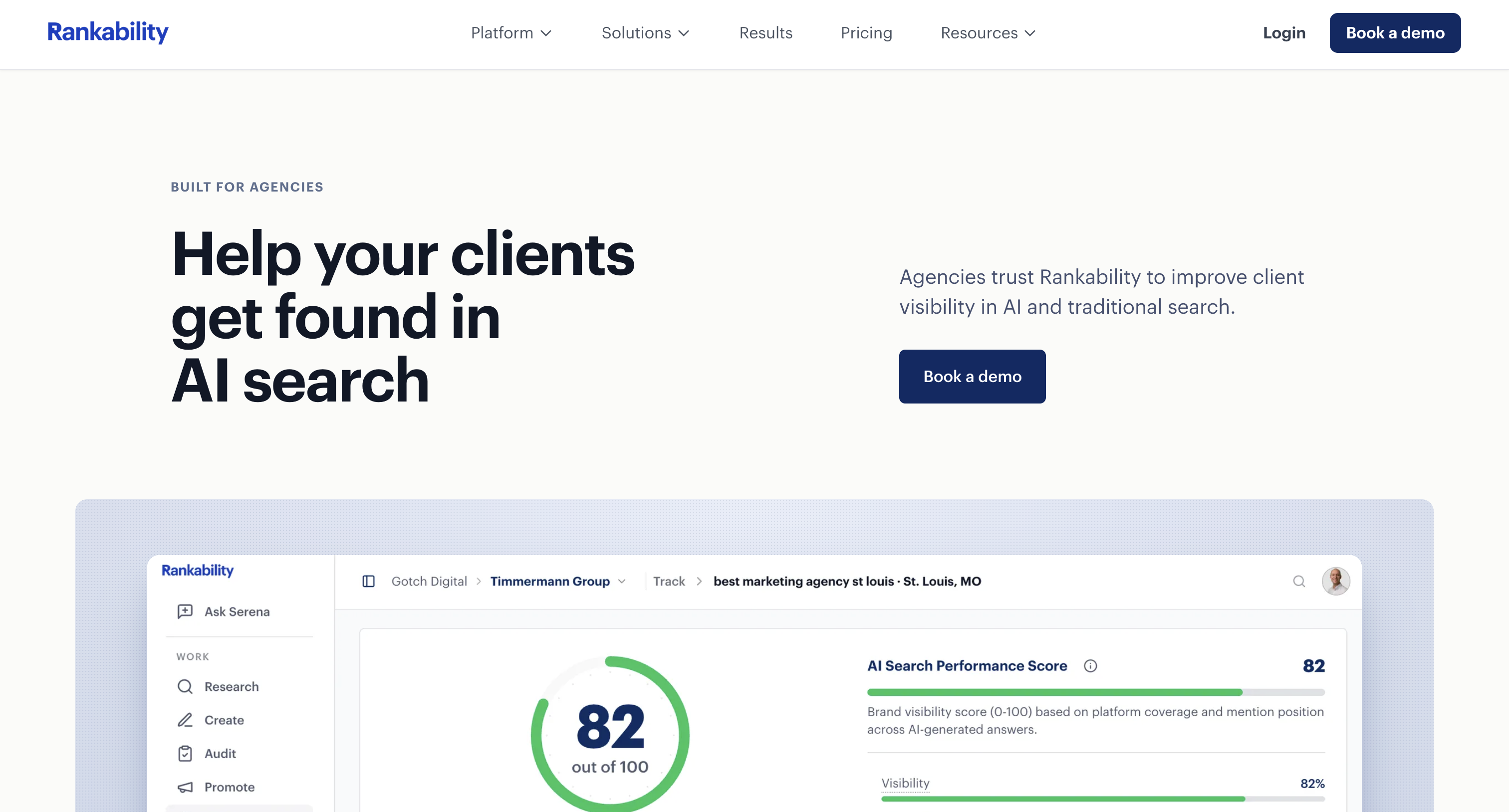 rankability seo agent