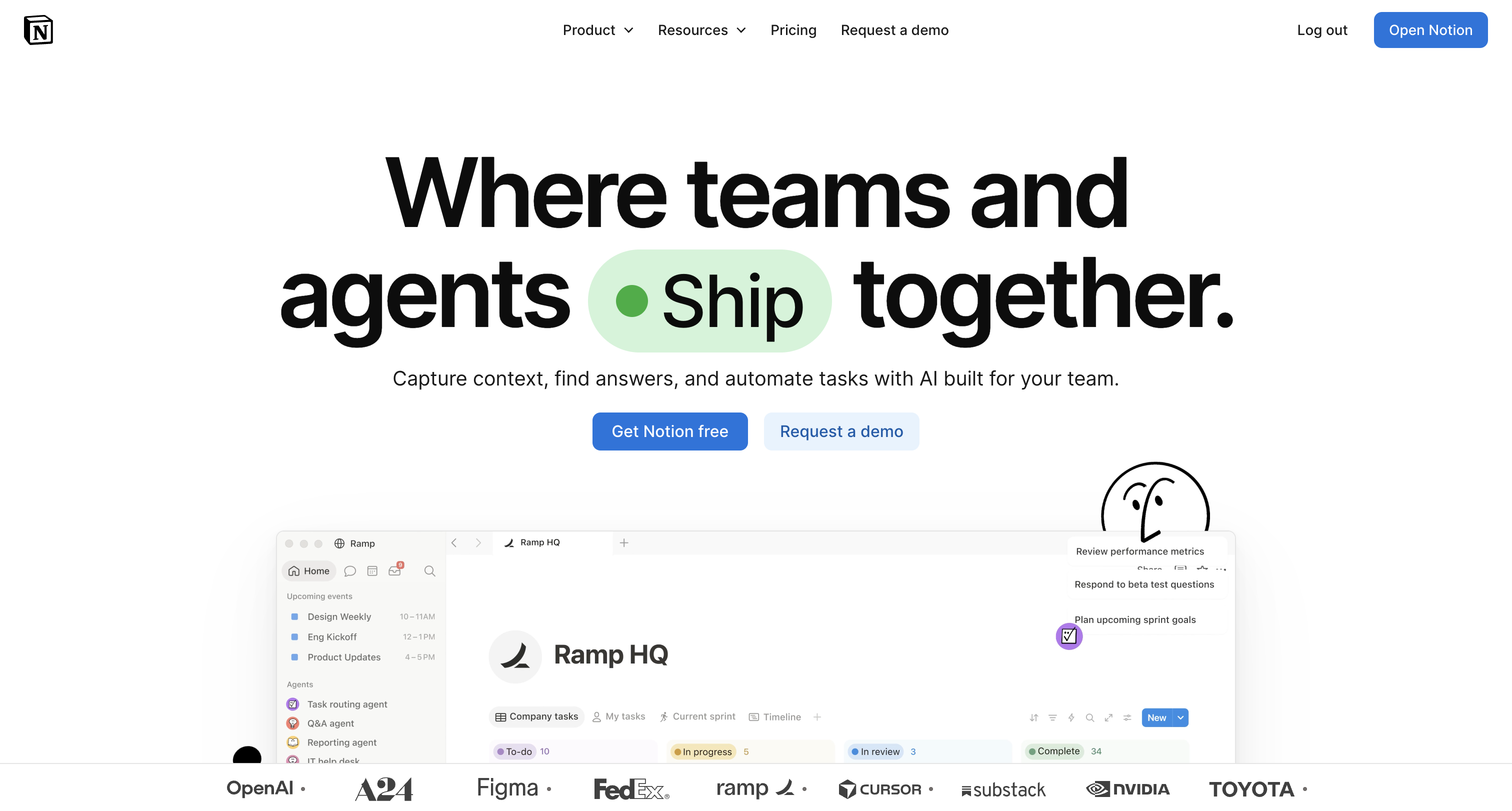 Notion, best ai tools for startups