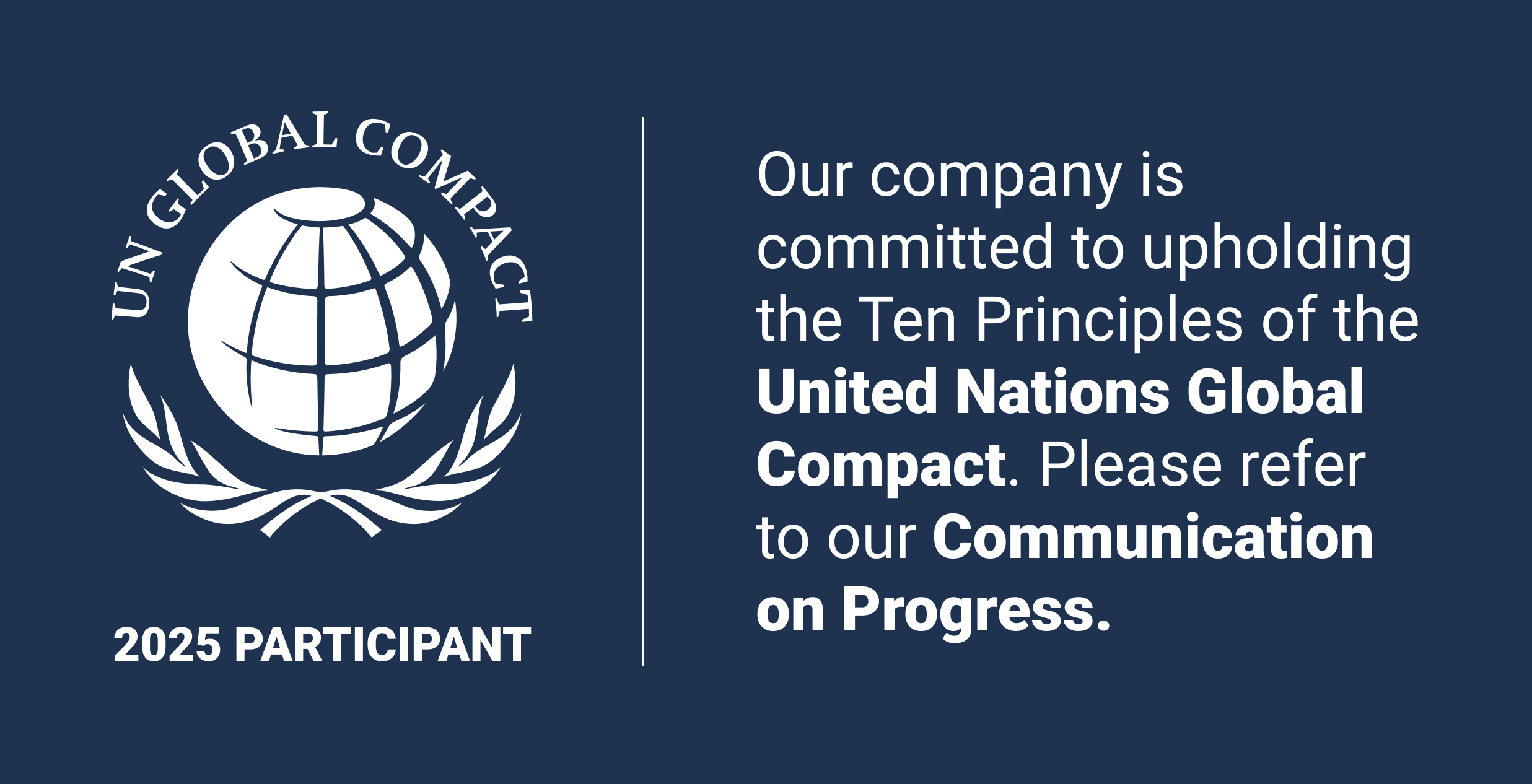 logotipo en inglés sobre el pacto de naciones unidas