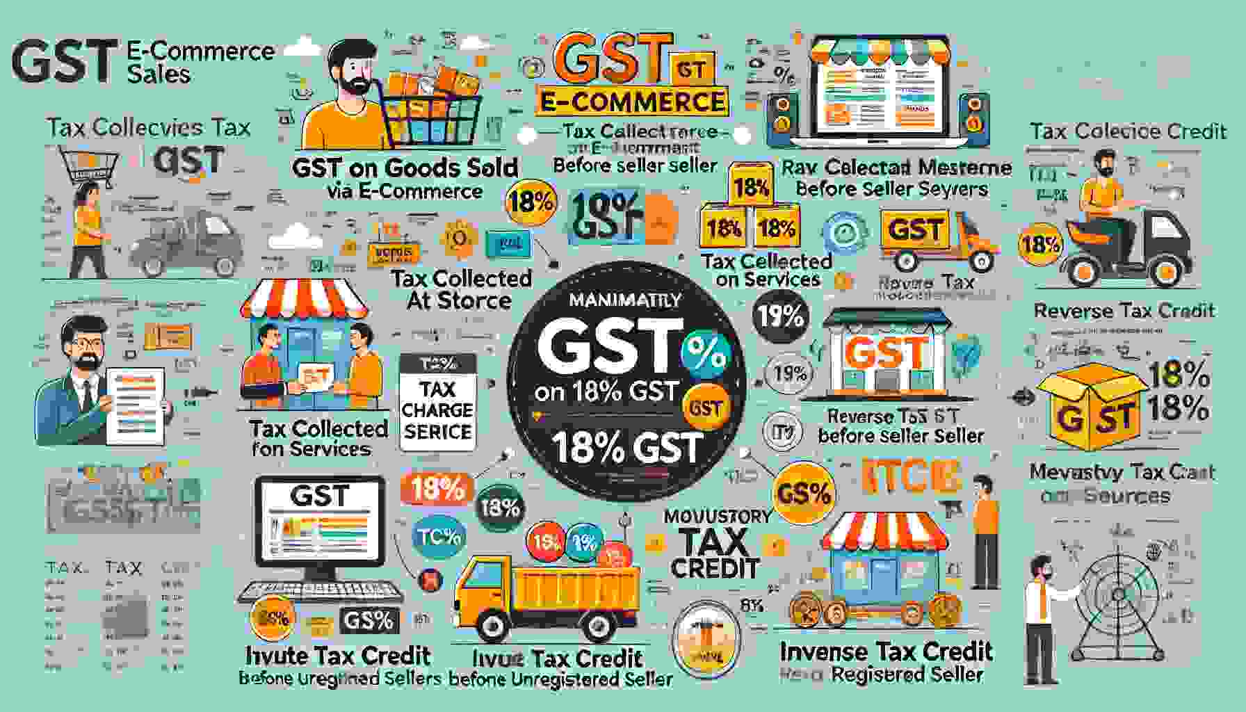 GST Types for E-Commerce Sales in India – TCS, ITC & Compliance