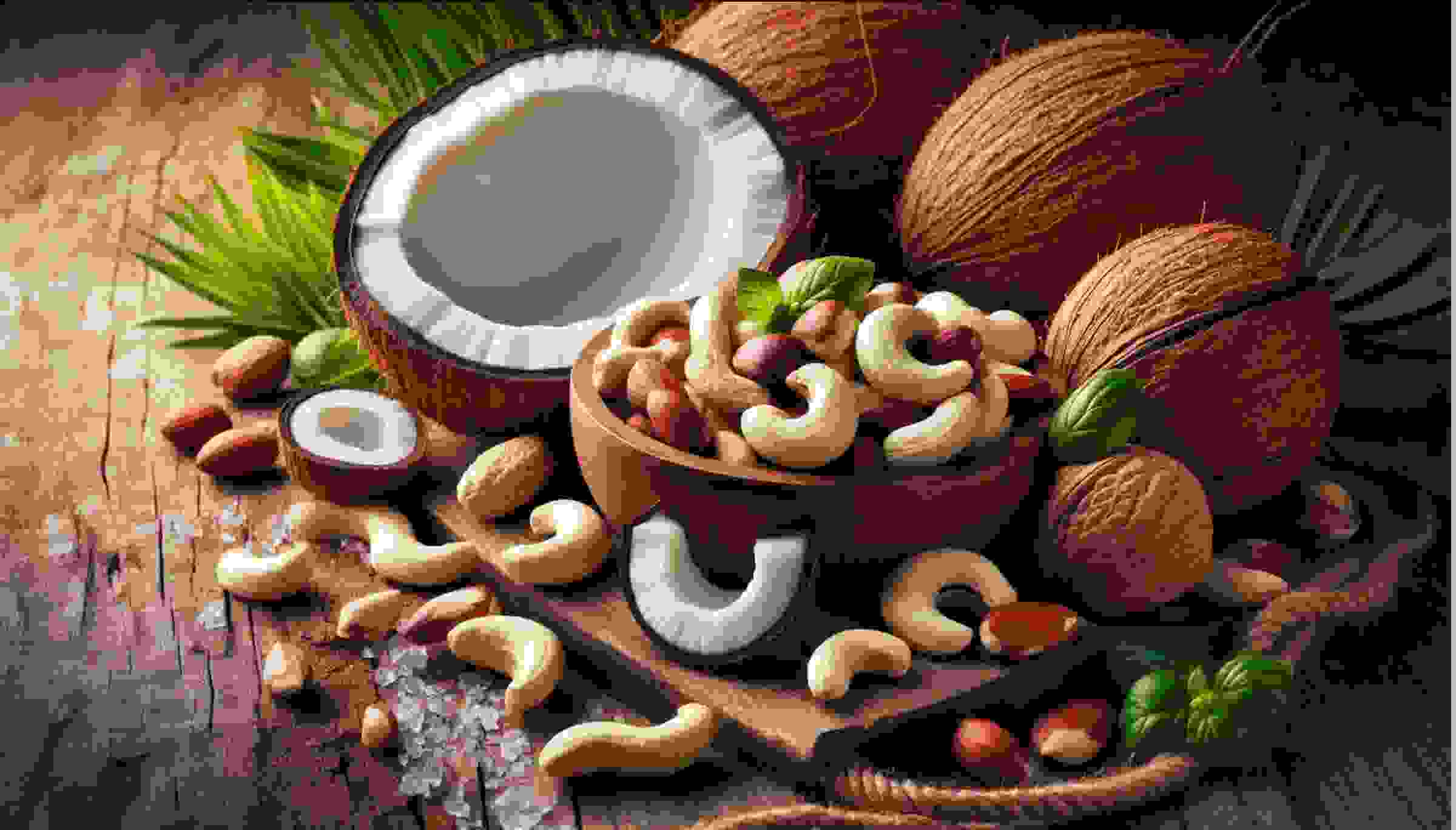 GST rates and HSN code 0801 for Coconuts, Brazil Nuts, Cashew Nuts