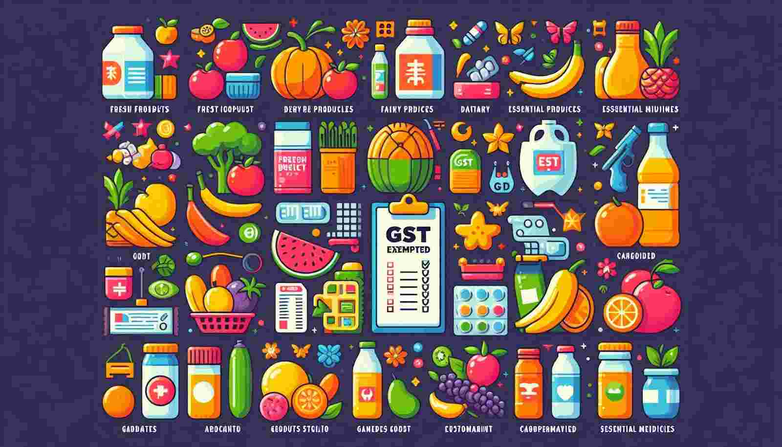 List of GST Exempted Goods