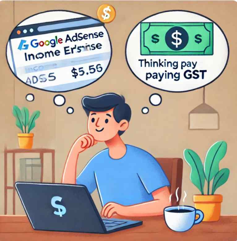 GST on Revenue from Google Adsense and Online Advertising-