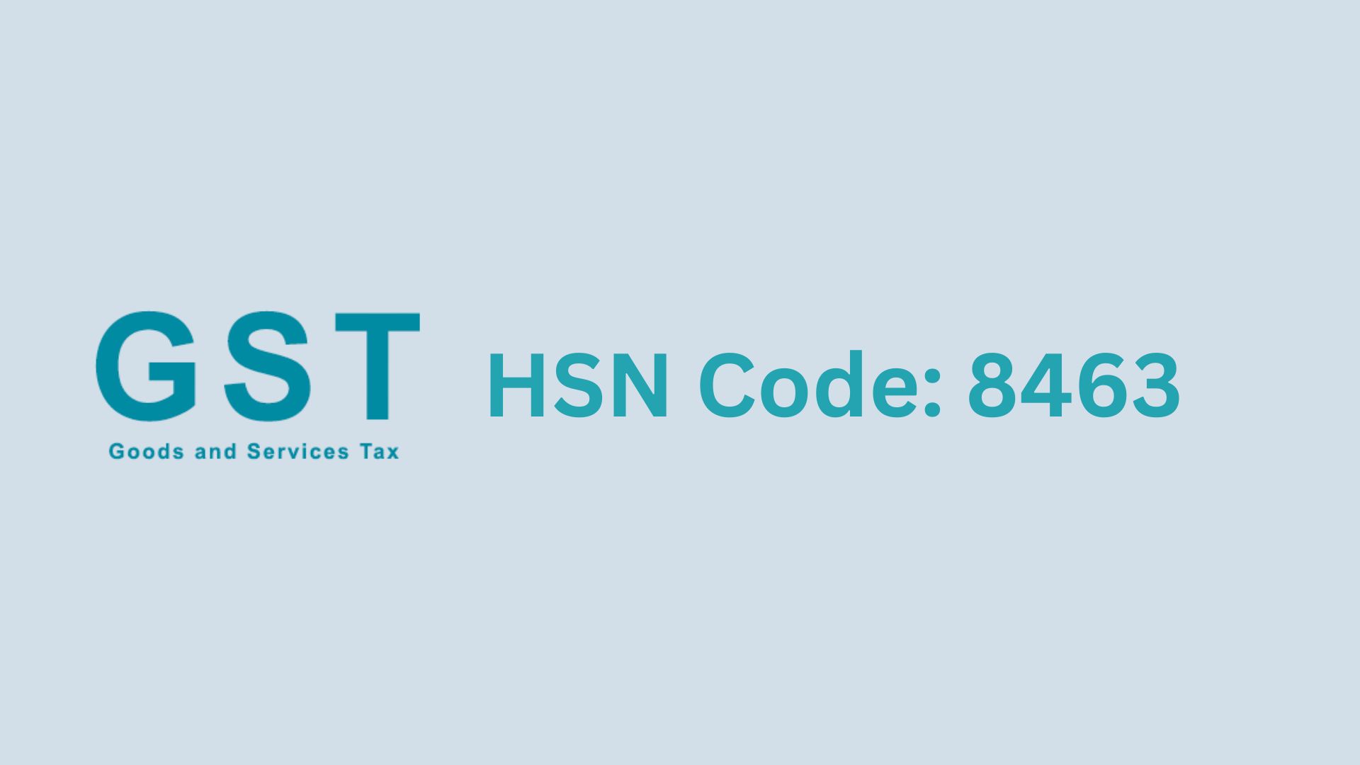 Other Metal Machines – GST & HSN Code 8463 Guide