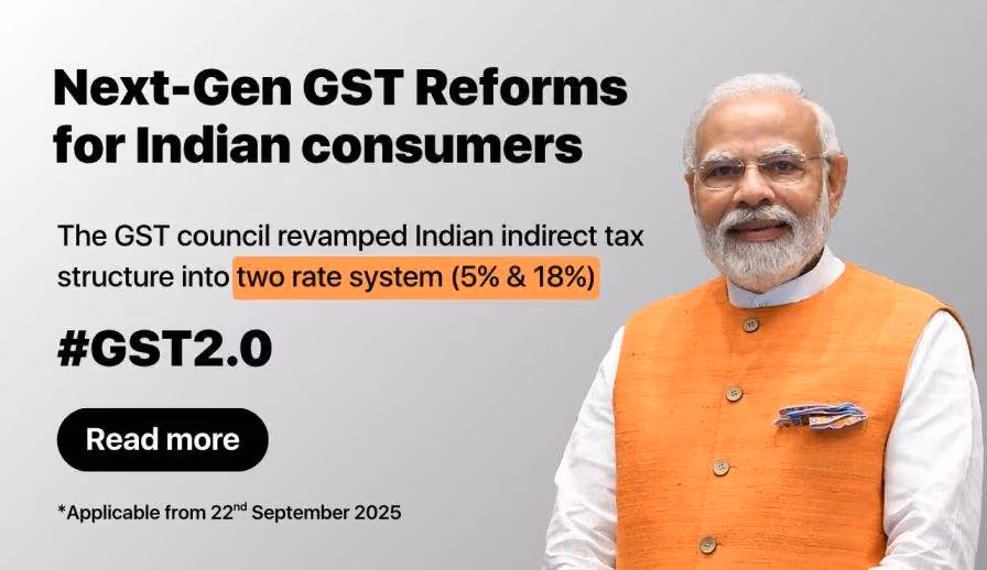 Next-Gen GST Reform (GST 2.0): A Historic Diwali Gift for India Consumers