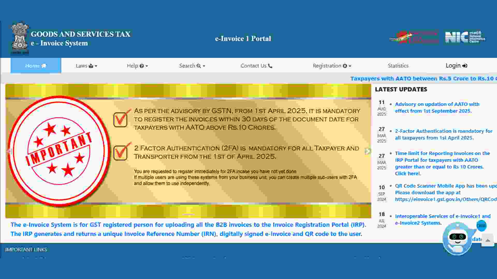 Time Limit for Reporting e-Invoices on IRP Portal | GST E-Invoicing Guidelines 2025 