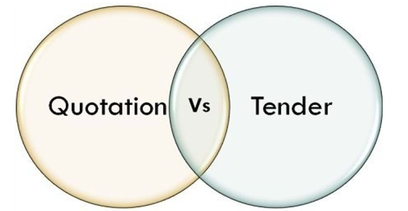 Difference Between Tender and Quotation