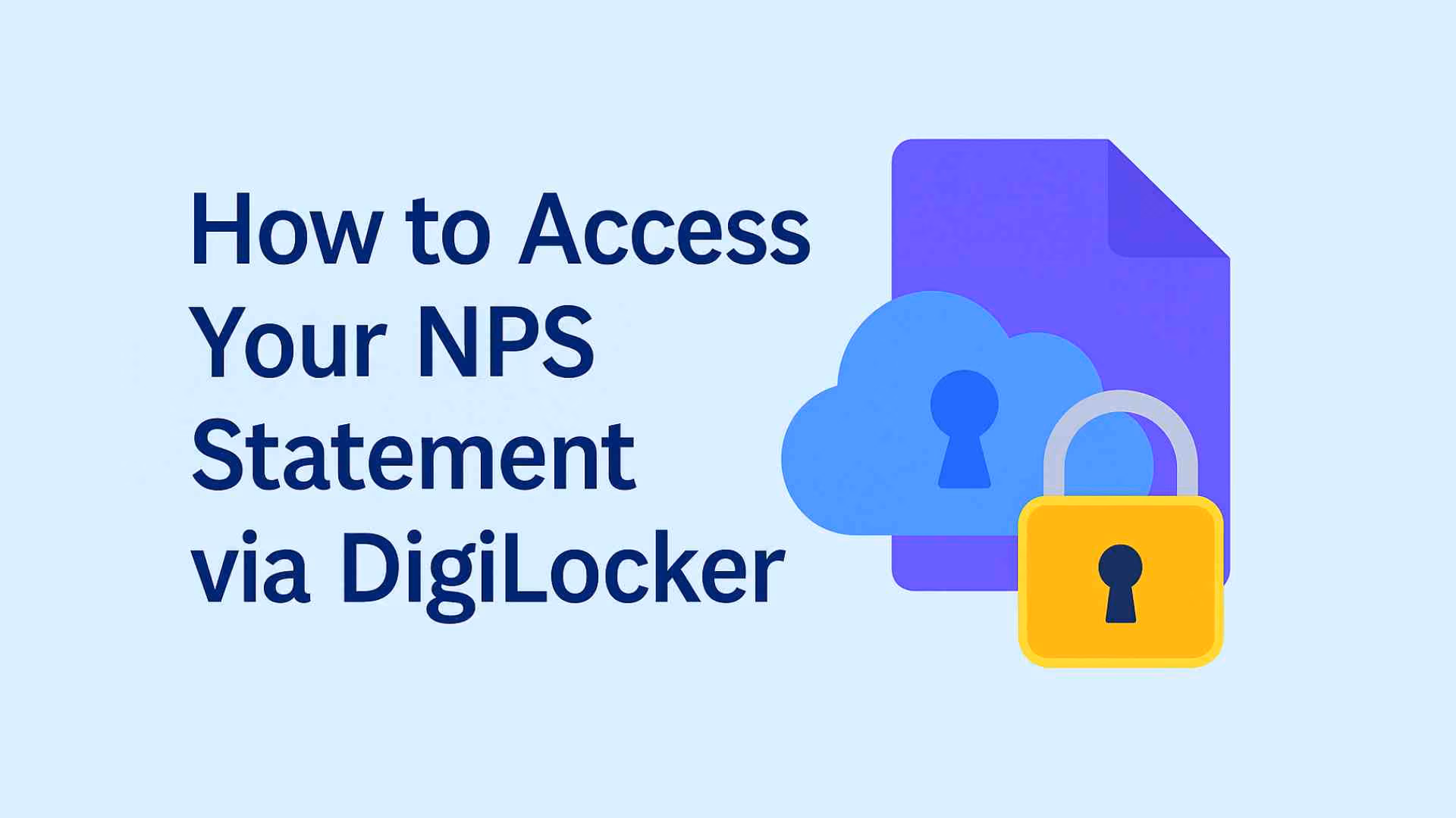 How to access your NPS Statement via DigiLocker