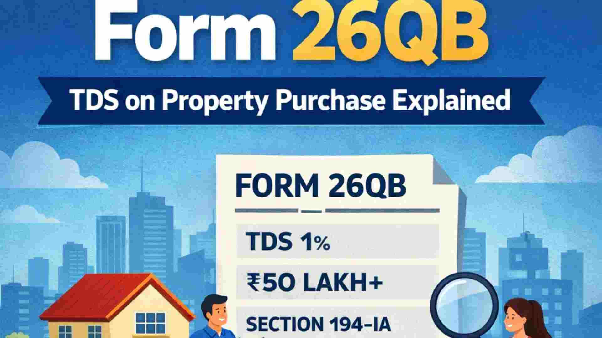 Form 26QB Explained: Meaning, Importance & Filing Process