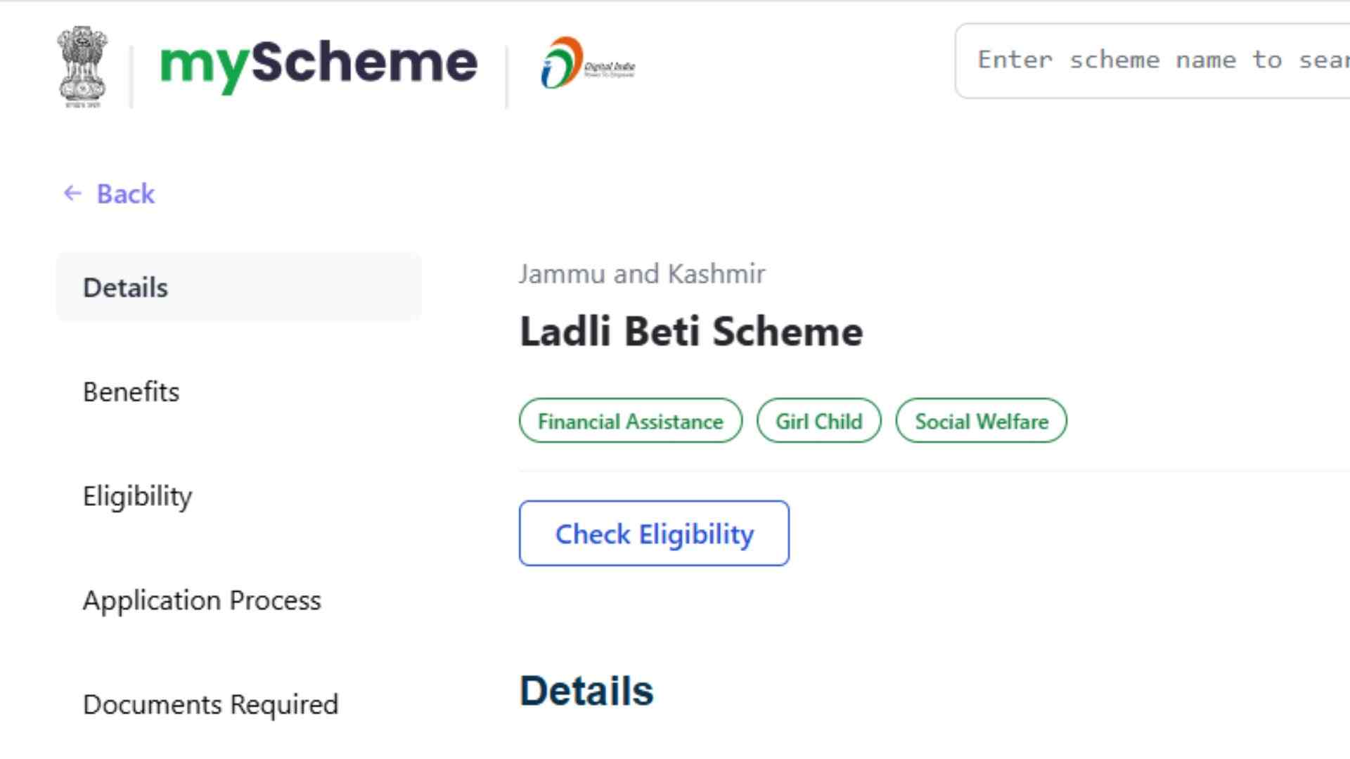 Ladli Beti Scheme: Supporting Girl Child Education