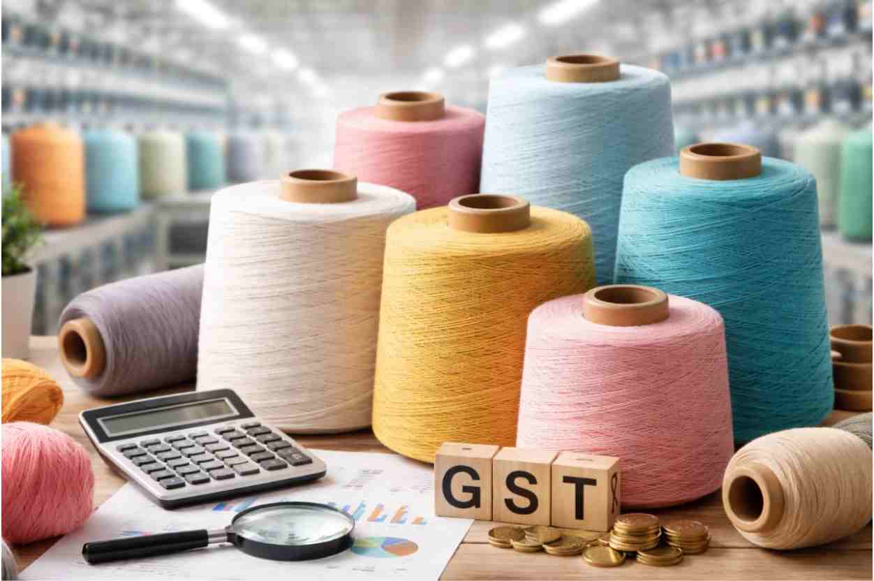 GST Rates for Yarn of Artificial Staple Fibres(HSN 5510)