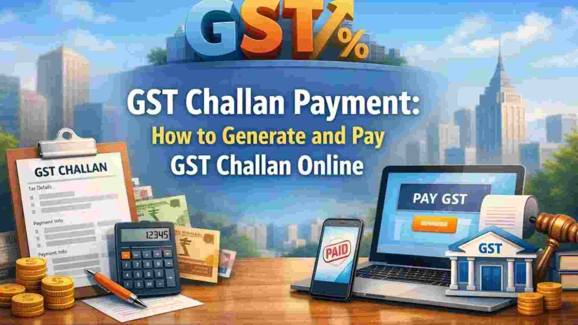 GST Challan Payment: How to Generate and Pay GST Challan Online