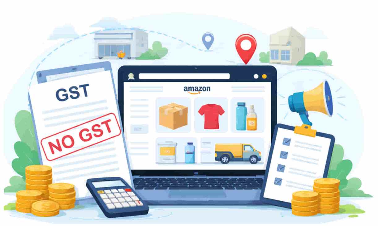 How to Sell Products on Amazon Without GST