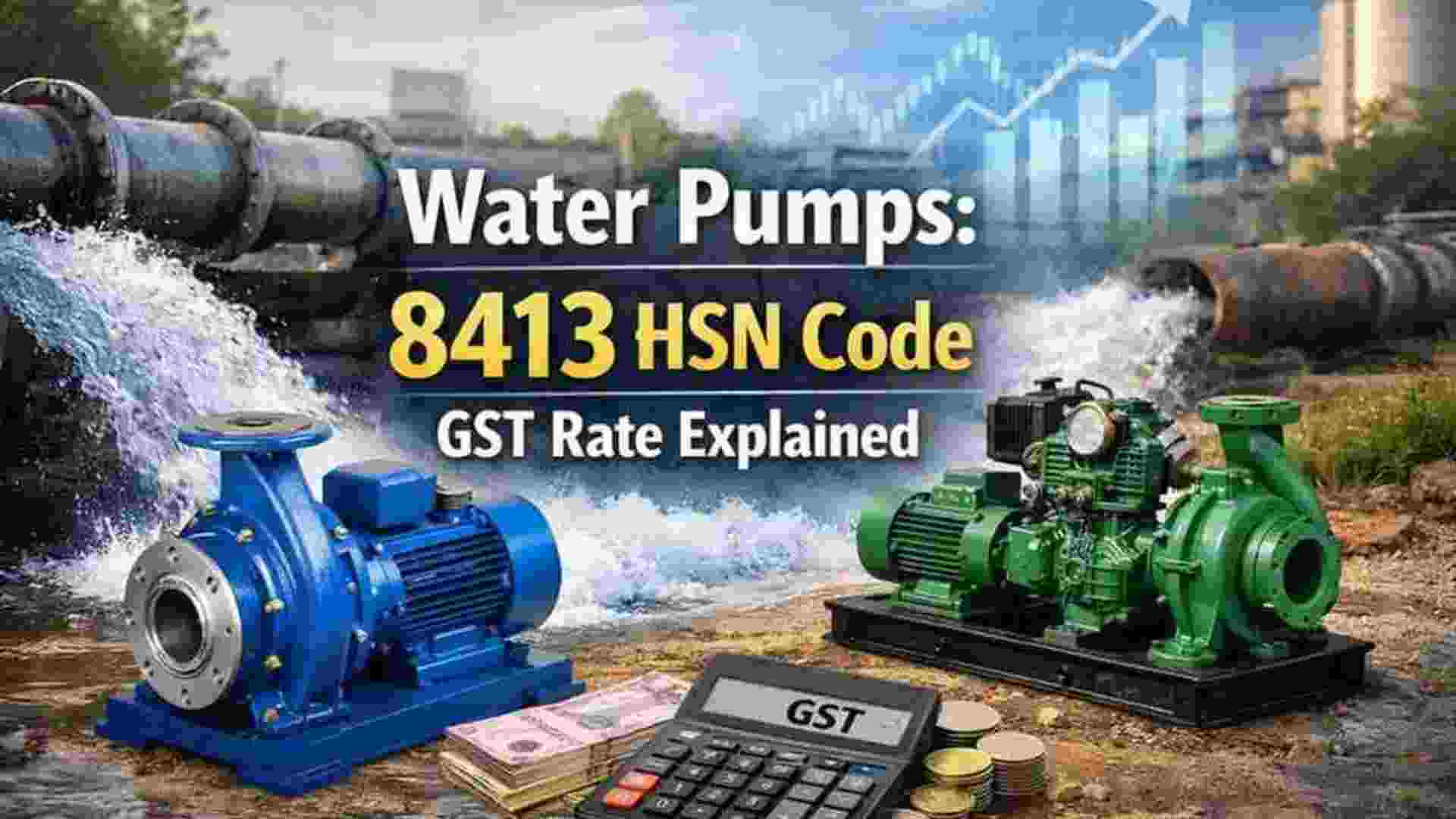 Water Pumps HSN Code 8413: GST Rate Explained