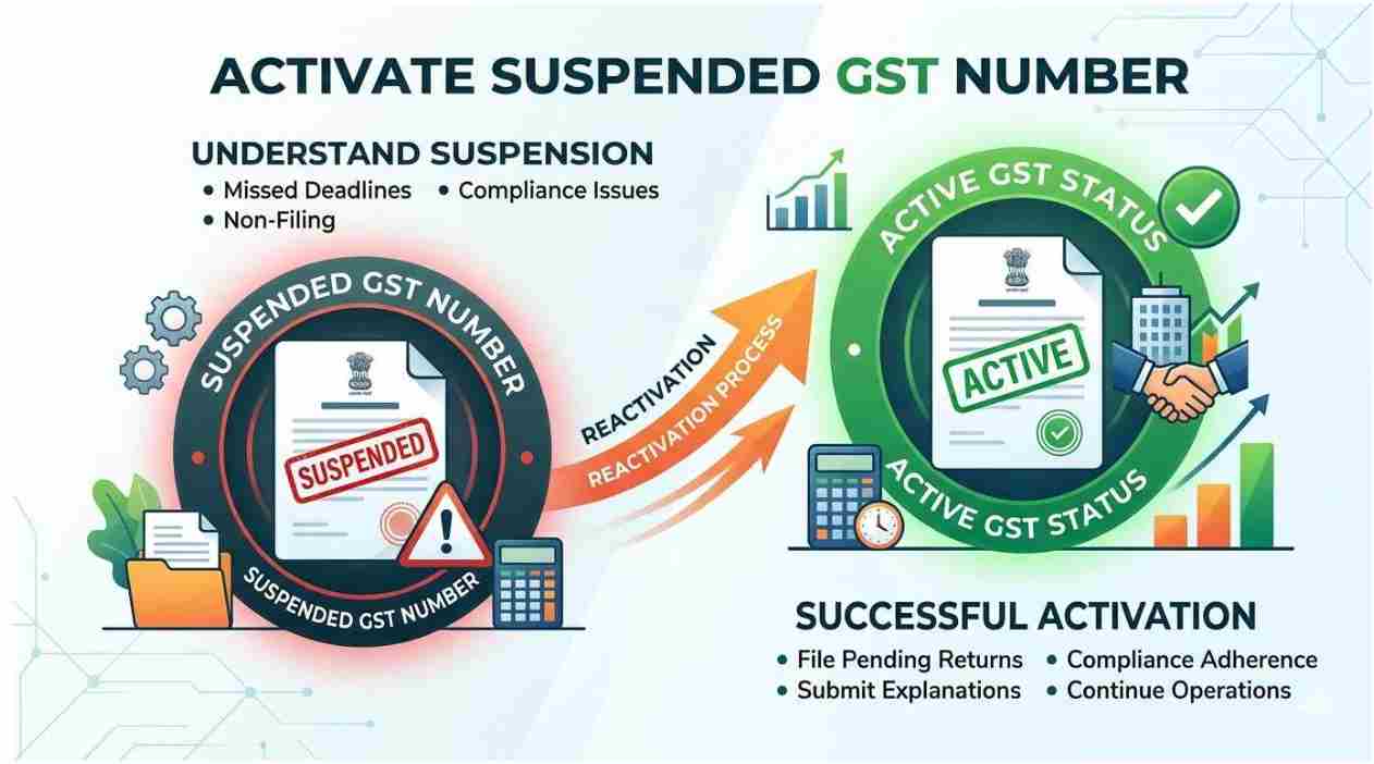 How to Activate Suspended GST Number: Complete Restoration Process