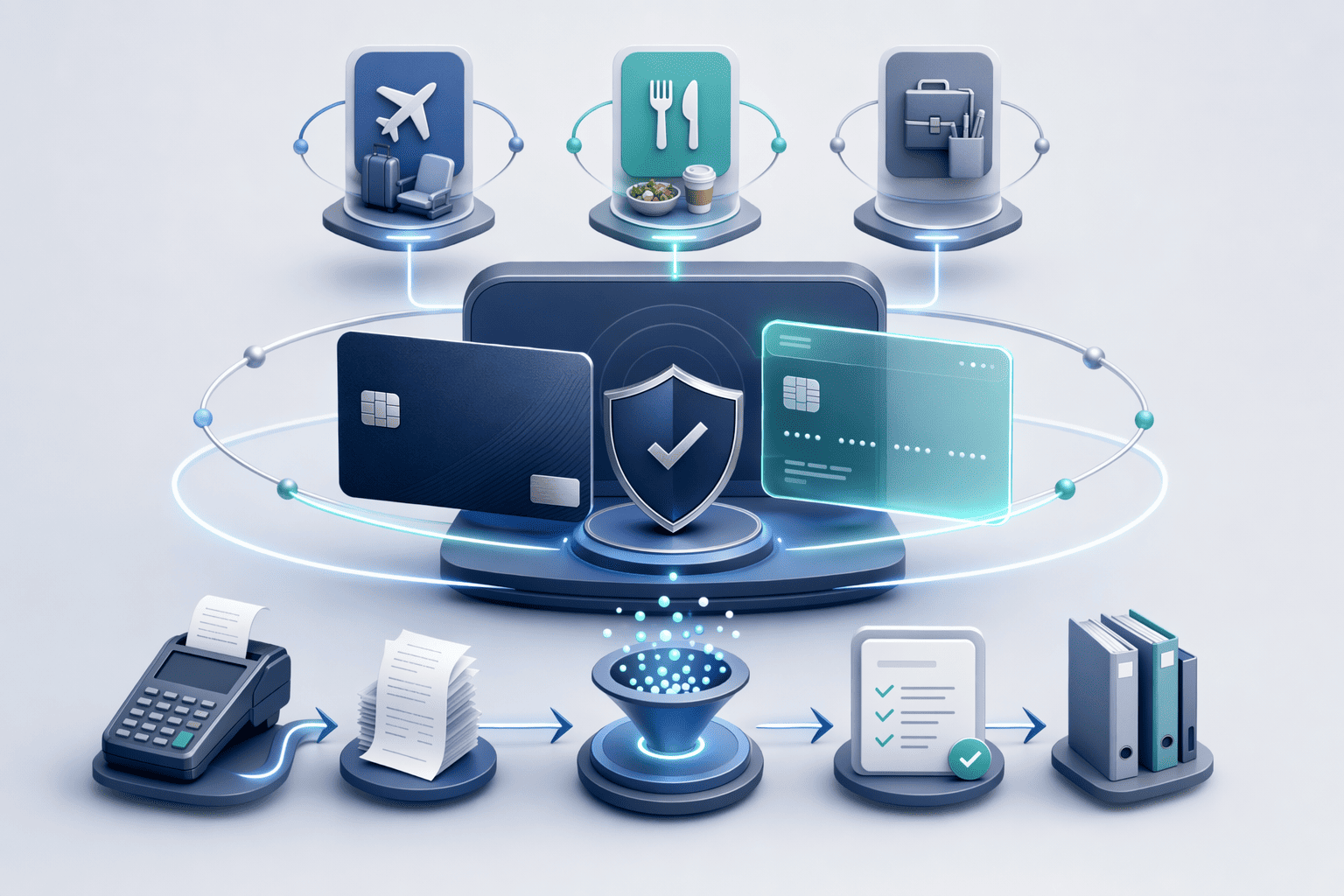 Illustration for: Happay: Corporate Card Controls and Automated Reimbursement