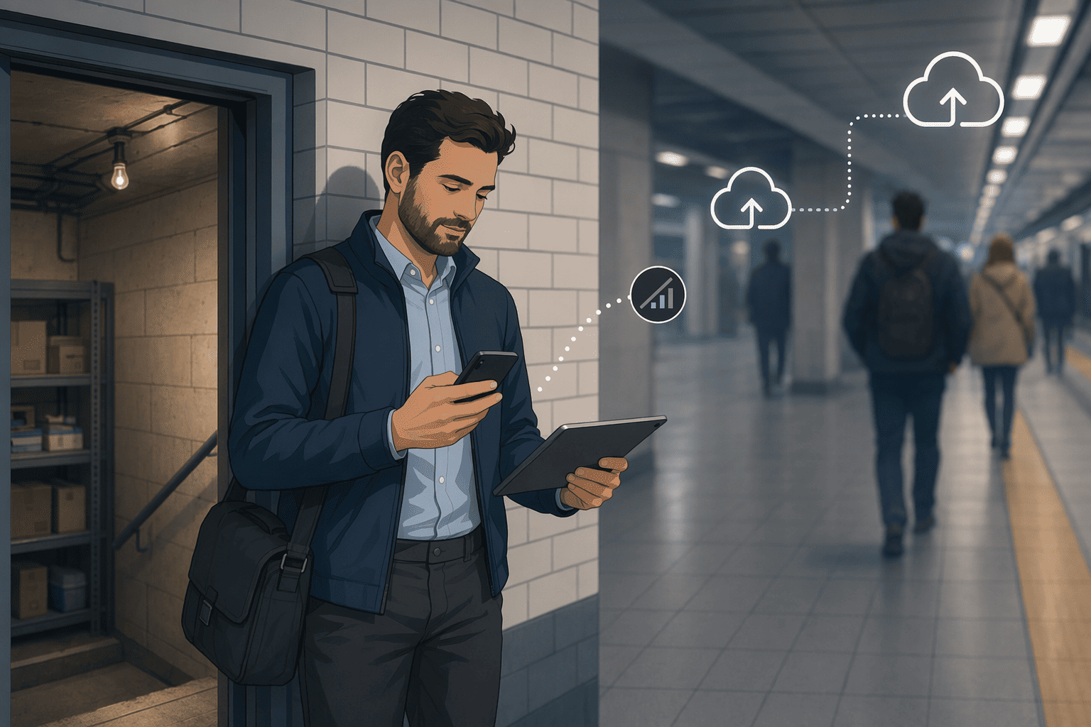 Illustration for: Best for Intermittent Connectivity: Platform Recommendations by Sales Scenario
