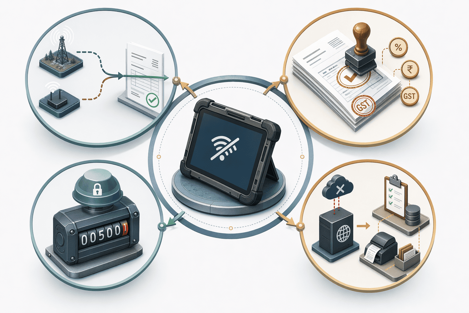 Illustration for: Key Criteria for Evaluating Offline Mobile Billing Apps