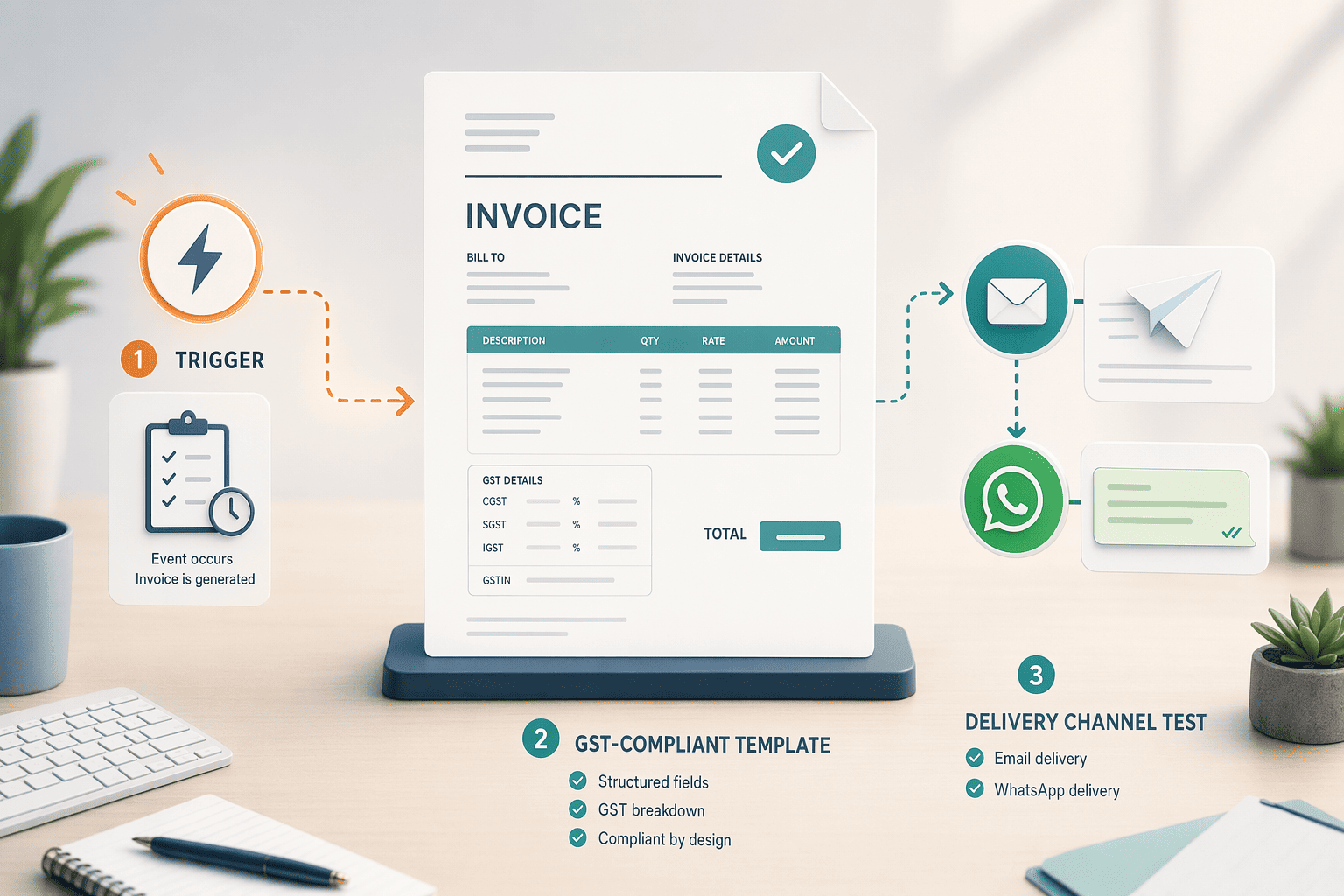 Illustration for: Step 1: Set Up Automated Invoice Generation and Delivery