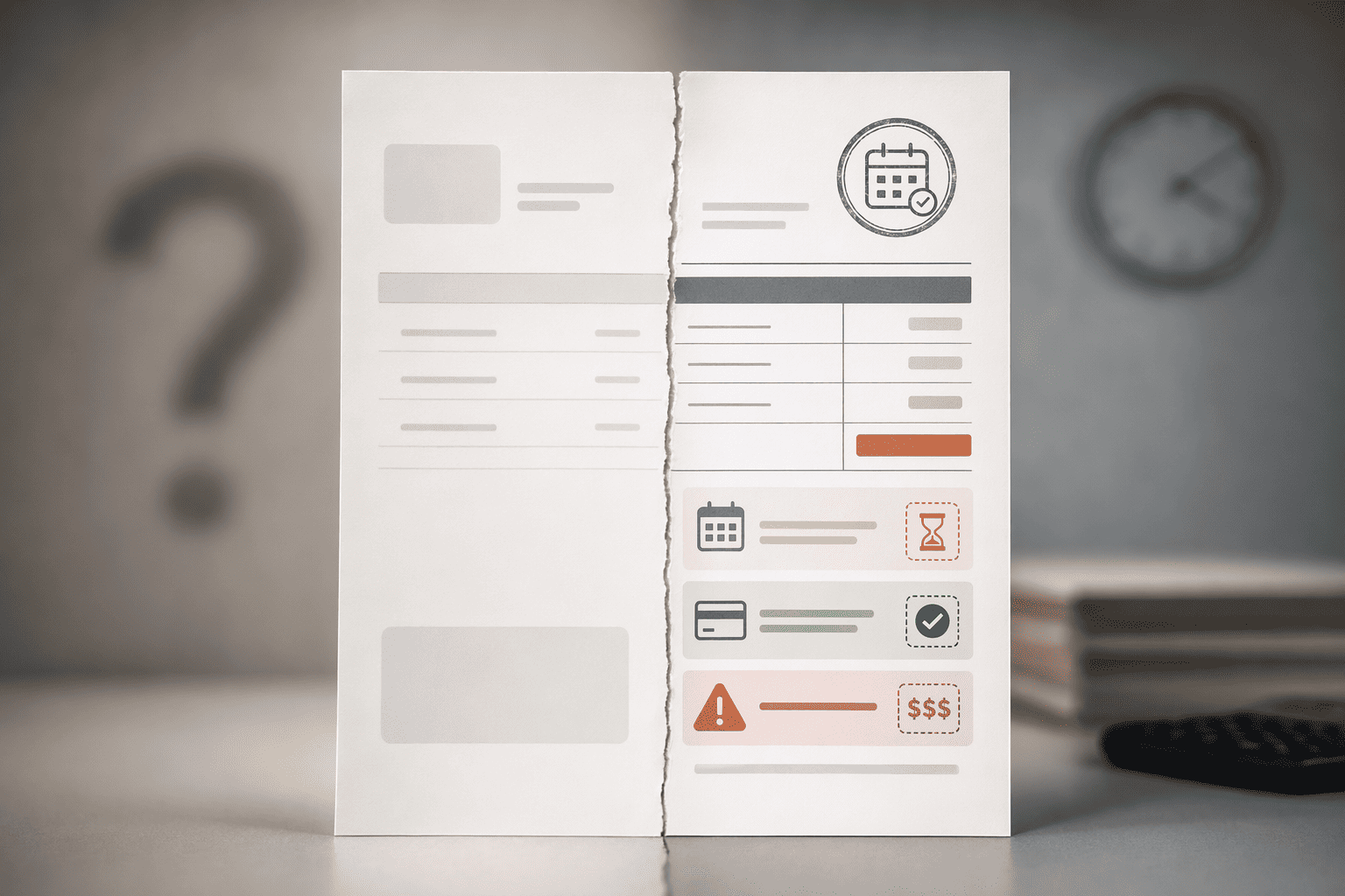 Illustration for: Root Cause #3: Unclear Invoice Terms and Missing Information