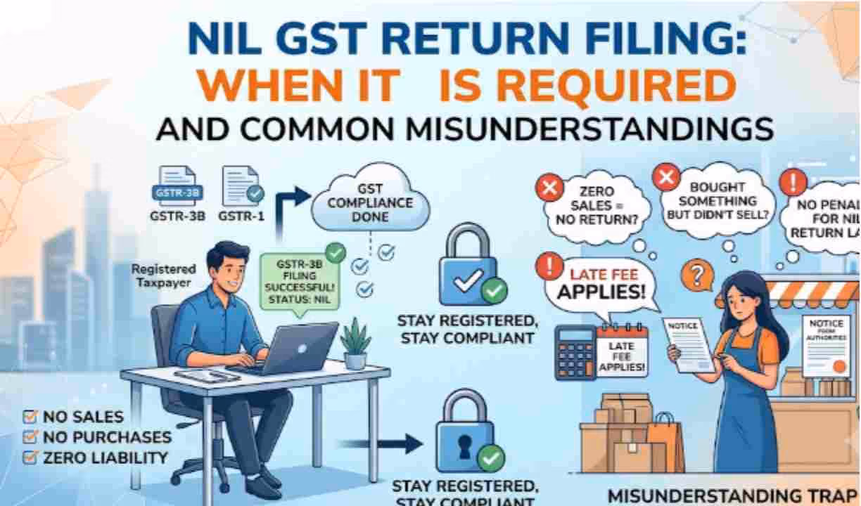 Nil GST return filing: When it is required and common misunderstandings