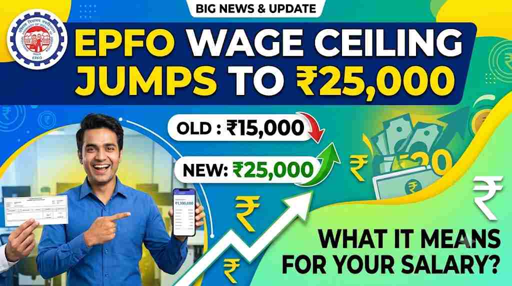 EPFO wage ceiling jumps to ₹25,000: What it means for your salary