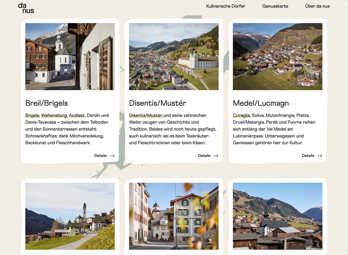 danus.ch | Website Screen Laptop