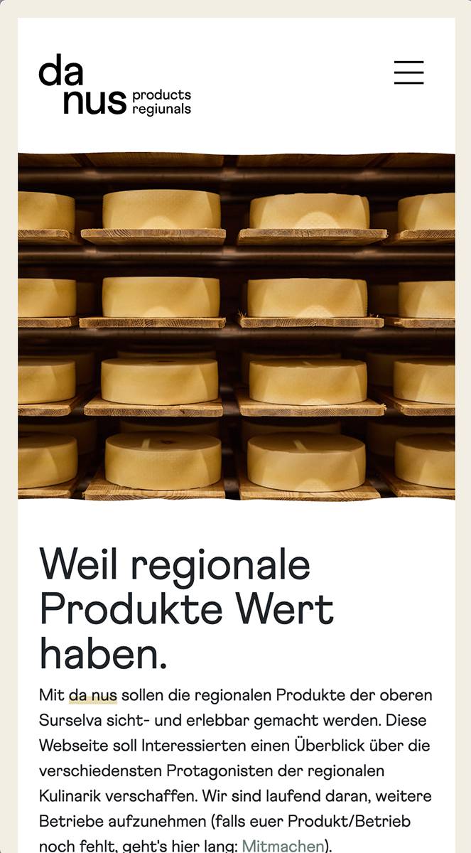 danus.ch | Website Screen 