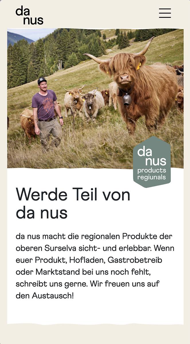 danus.ch | Website Screen 