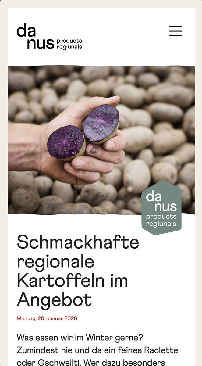 danus.ch | Website Screen 