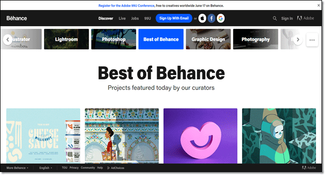 Behance Mockup tool for design