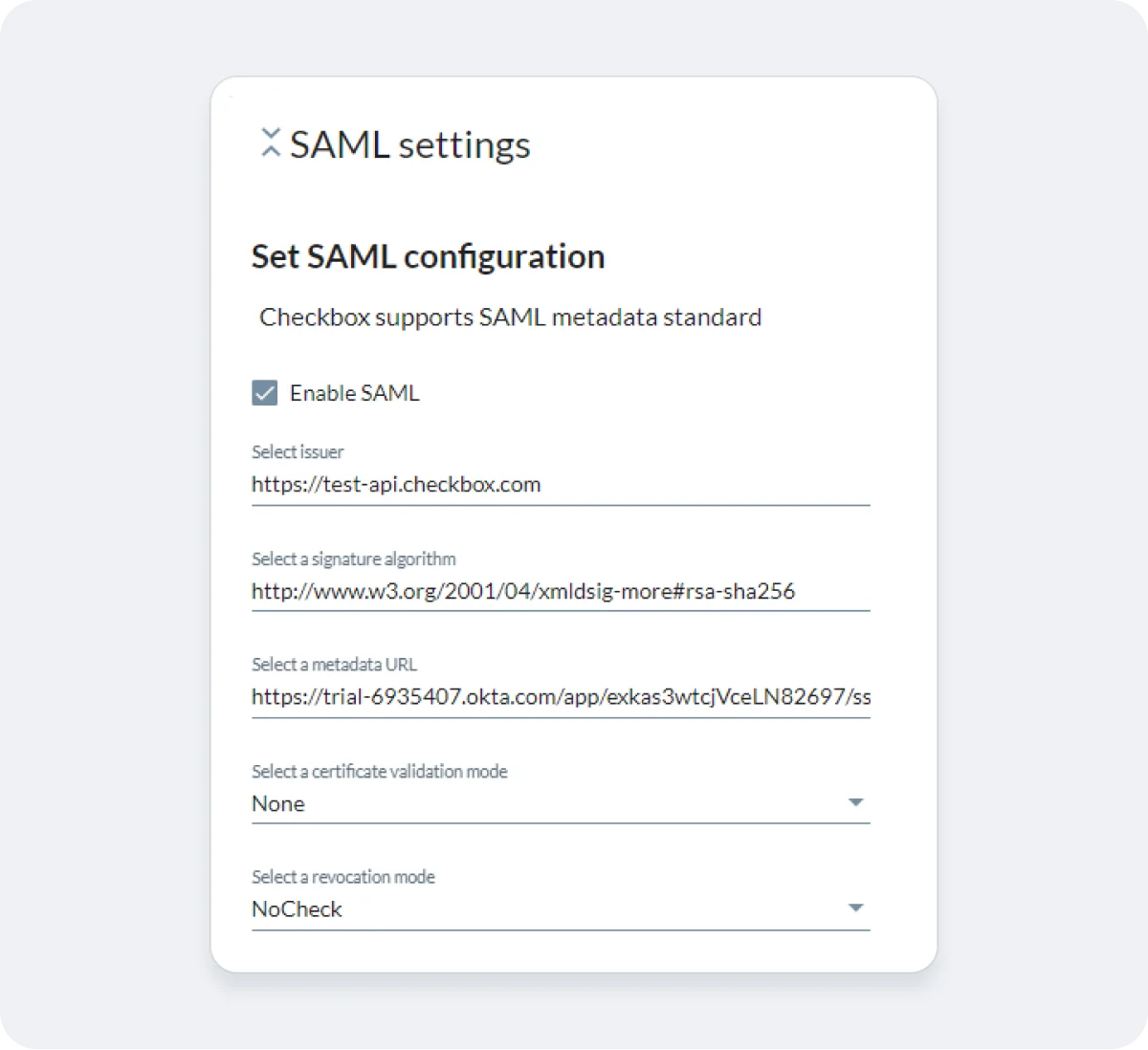 How to Configure SAML