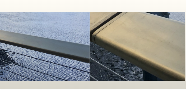 134 x 56 x 3mm flat-sided teardrop tube made from stainless steel 316L in a mill finish 